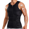 Men's Double Belt Workout Shaper Vest