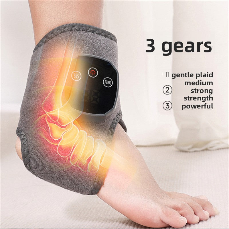 Ankle heat therapy and massage device