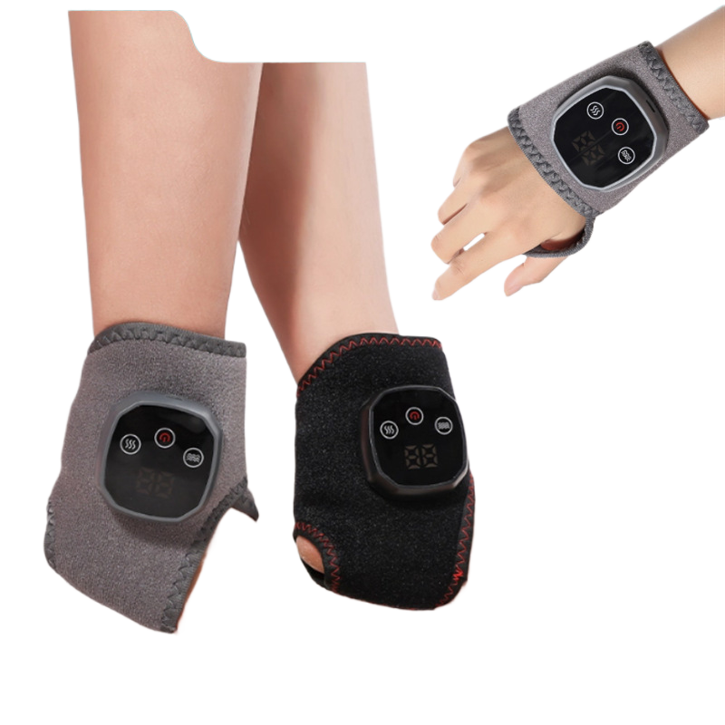 Ankle heat therapy and massage device