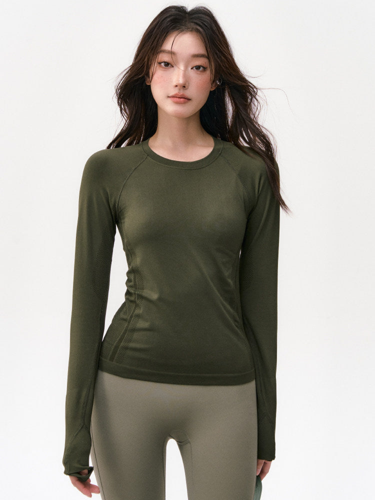 Women’s Quick-Dry Long Sleeve Fitness Top