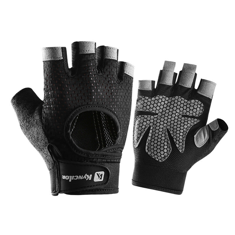 Breathable Half-Finger Gloves for Sports