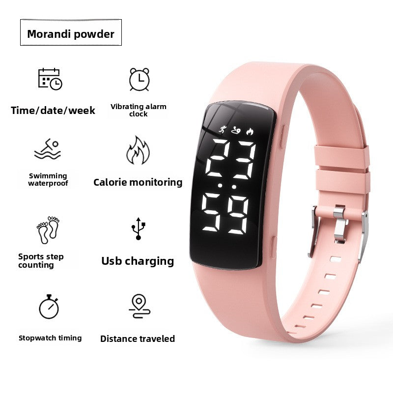 Sports Bracelet Watch with Vibration Alarm and Waterproof