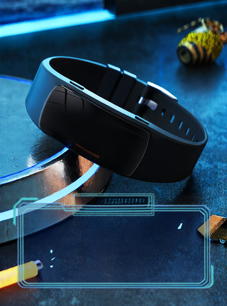 Sports Bracelet Watch with Vibration Alarm and Waterproof