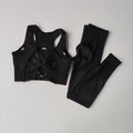 Seamless Sports Suit with Built-In Bra
