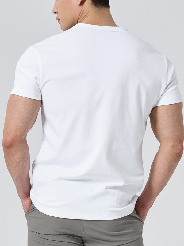 Men's short-sleeved round-neck