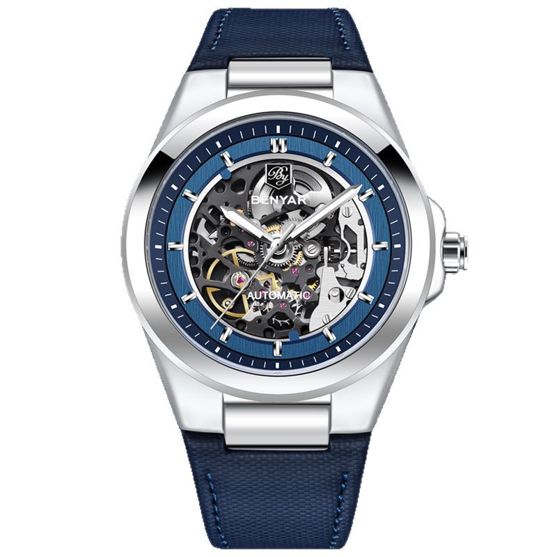Benyar Automatic Skeleton Dial Men’s Watch