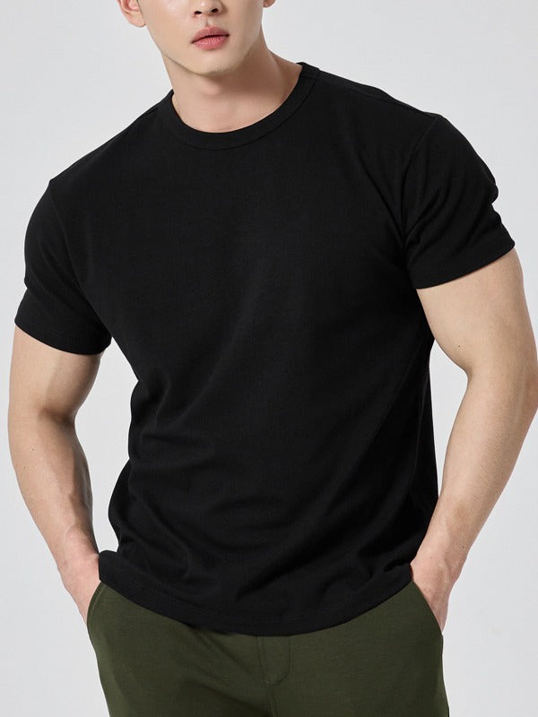 Men's short-sleeved round-neck