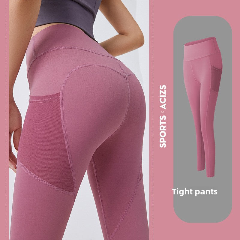 Women’s Yoga Pants with Mesh Side Pockets