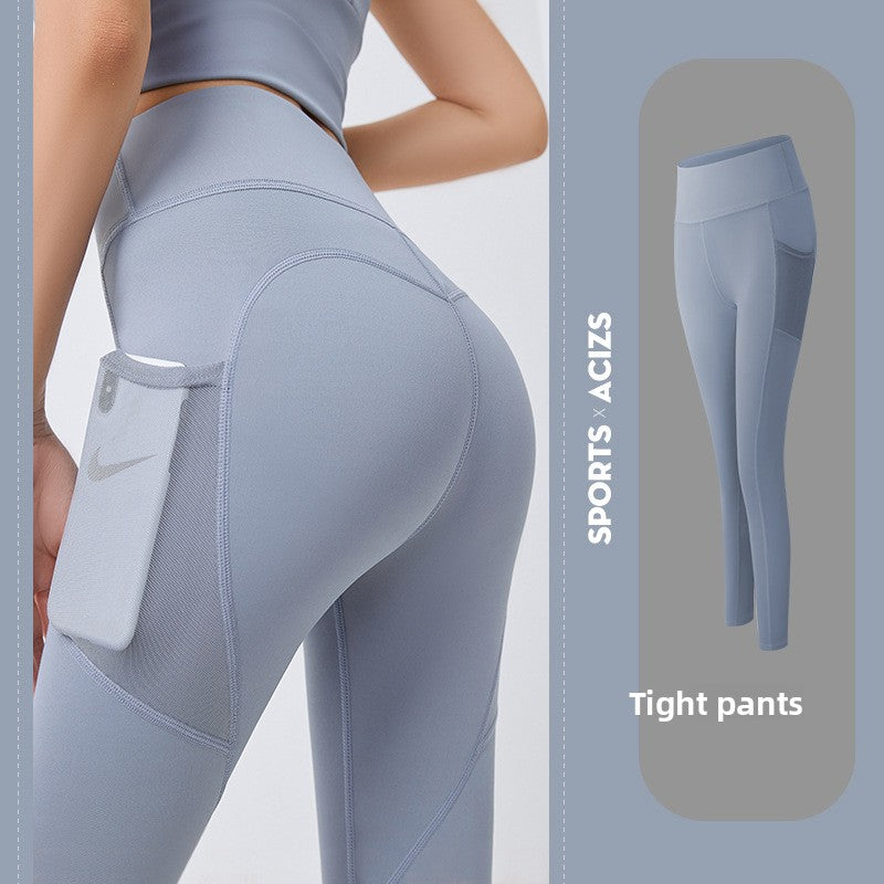 Women’s Yoga Pants with Mesh Side Pockets