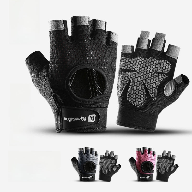 Breathable Half-Finger Gloves for Sports