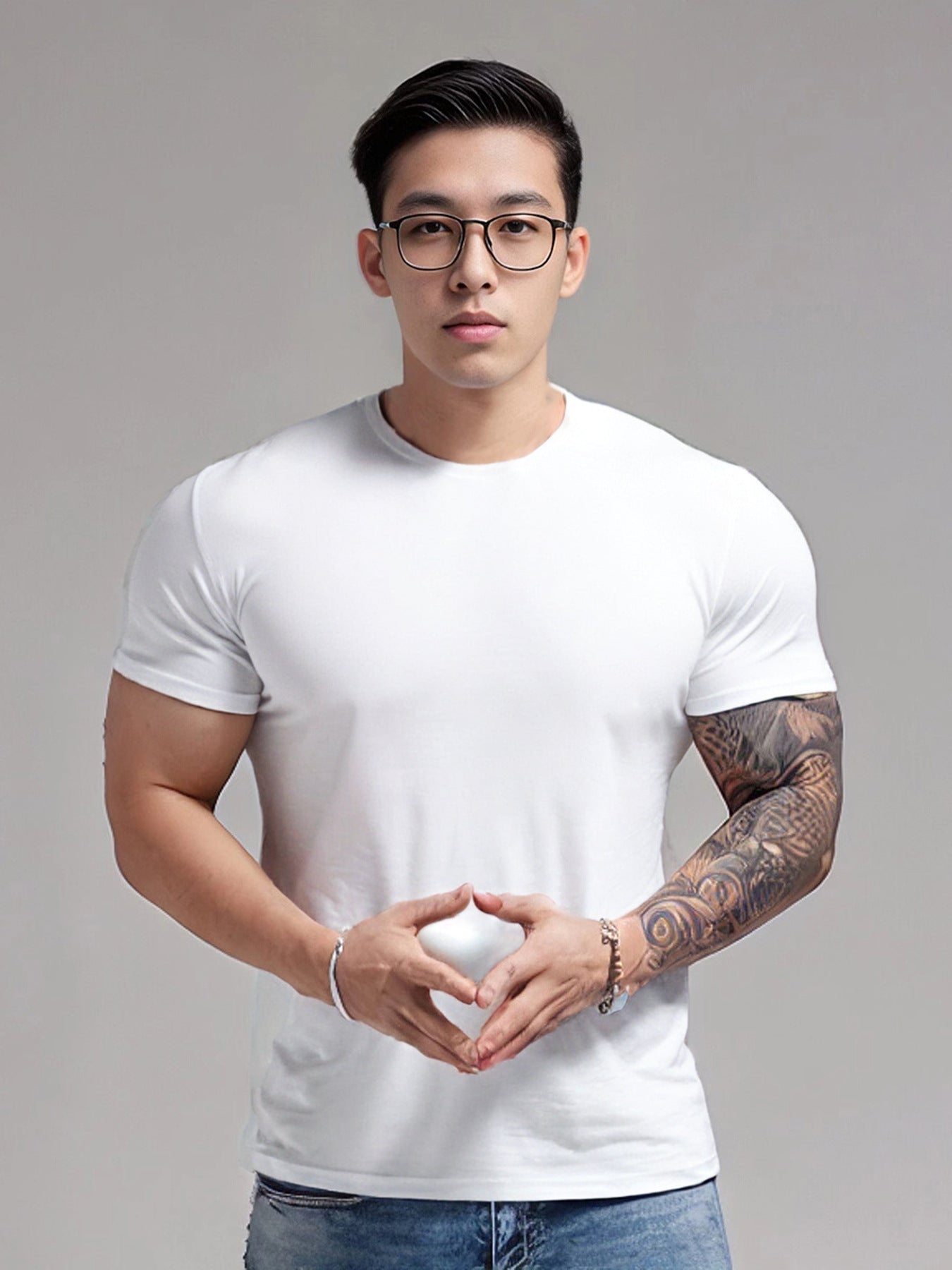 Quick-drying Breathable Solid Color Short-sleeved T-shirt