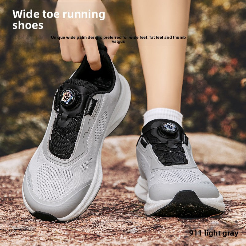 Wide-toe breathable sports shoes