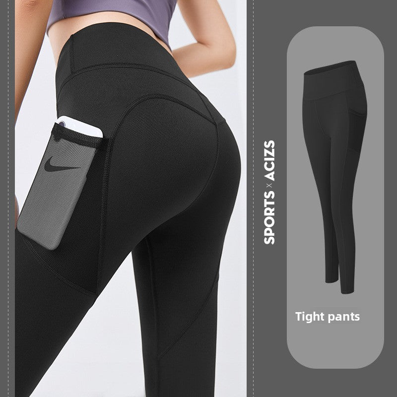 Women’s Yoga Pants with Mesh Side Pockets