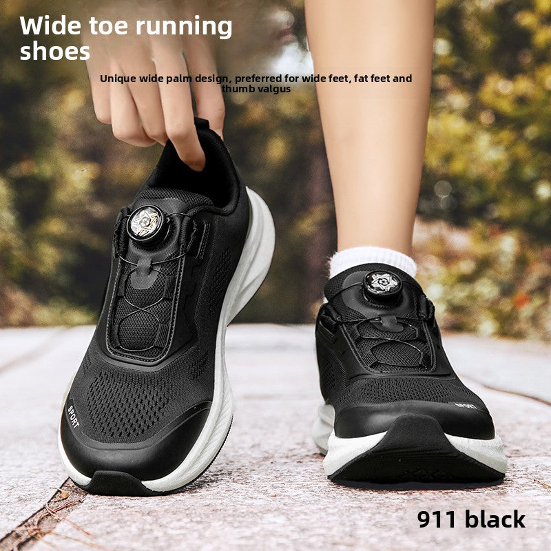 Wide-toe breathable sports shoes