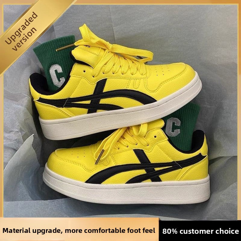 High-top sneakers with thick soles