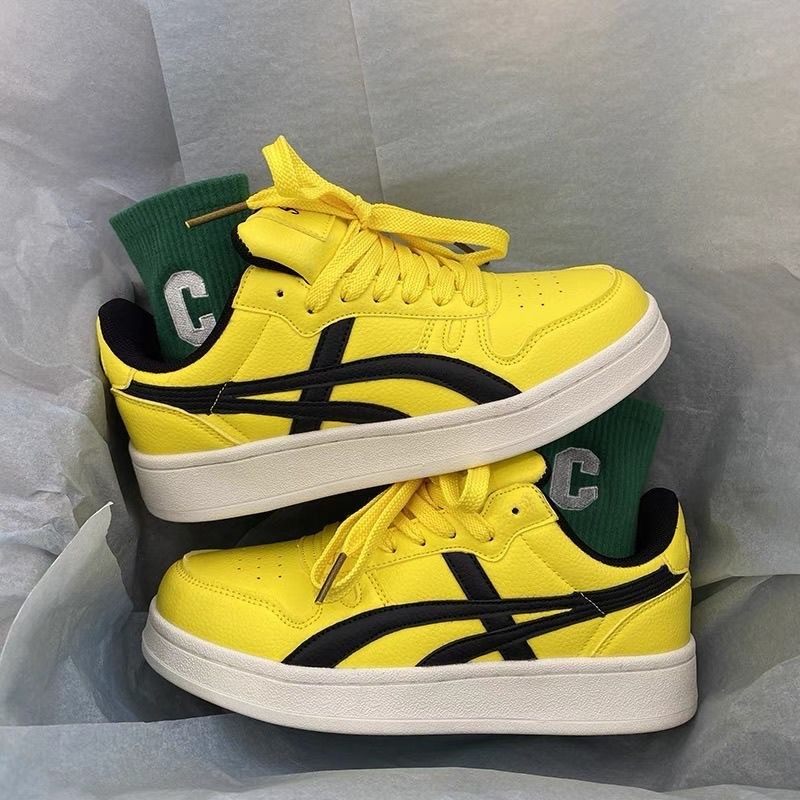 High-top sneakers with thick soles