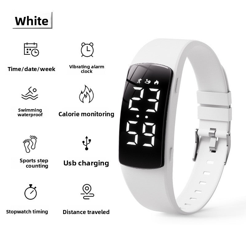 Sports Bracelet Watch with Vibration Alarm and Waterproof