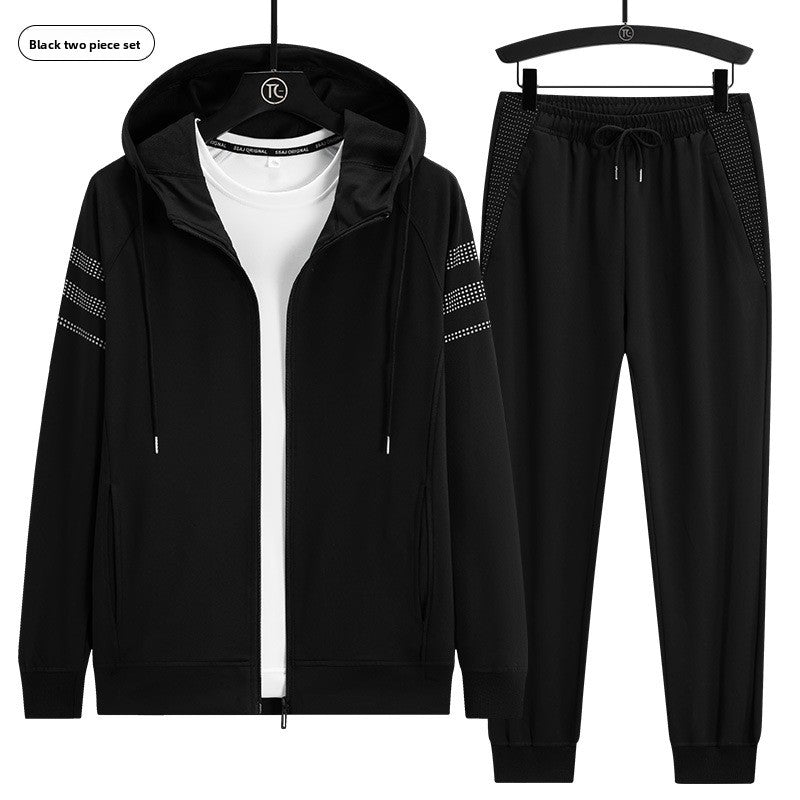Men's Hooded Cardigan Sweatshirt – Urban Streetwear
