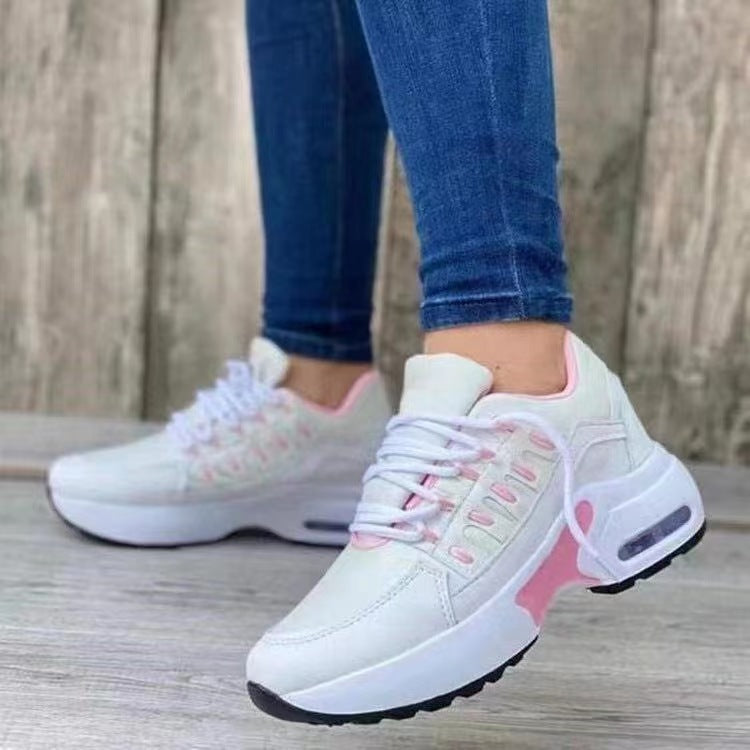 Women's Casual Mesh Lace-Up Sneakers