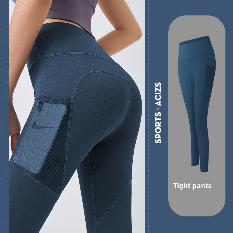 Women’s Yoga Pants with Mesh Side Pockets