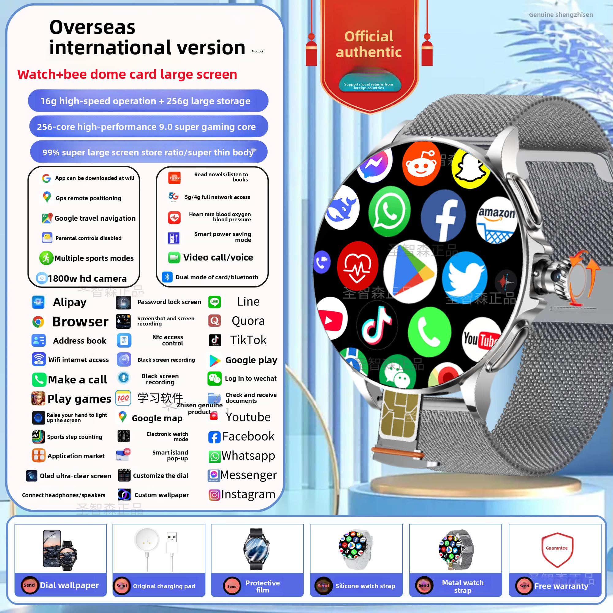 Smart Watch – Stylish Fitness & Tech Companion