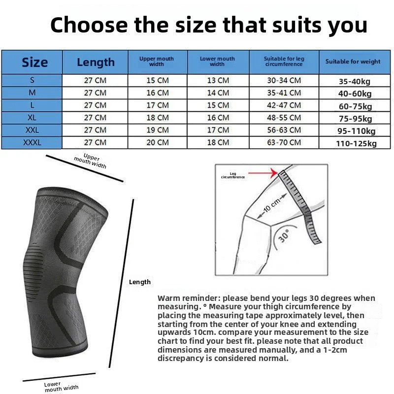 Outdoor non-slip running sports knee support